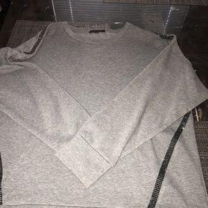 Adorable sweatshirt/ with rhinestones